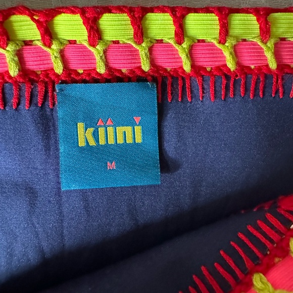 Women’s anthropologie navy multi neon bikini bottom Size M - Picture 4 of 9